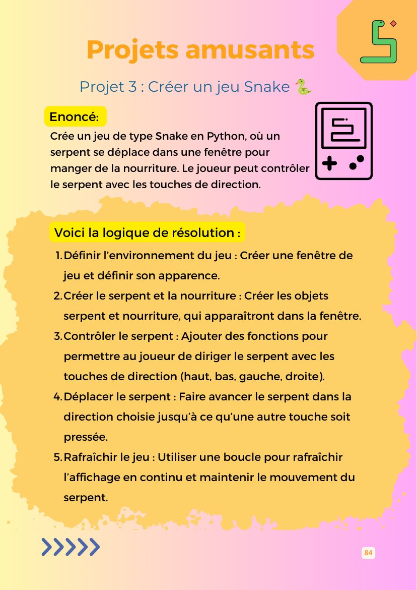 Page de projet pratique extraite du livre